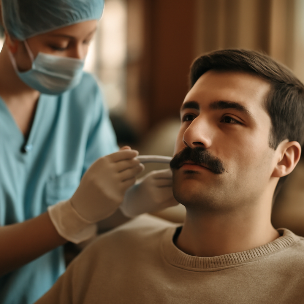 Mustache Transplant editorial feature